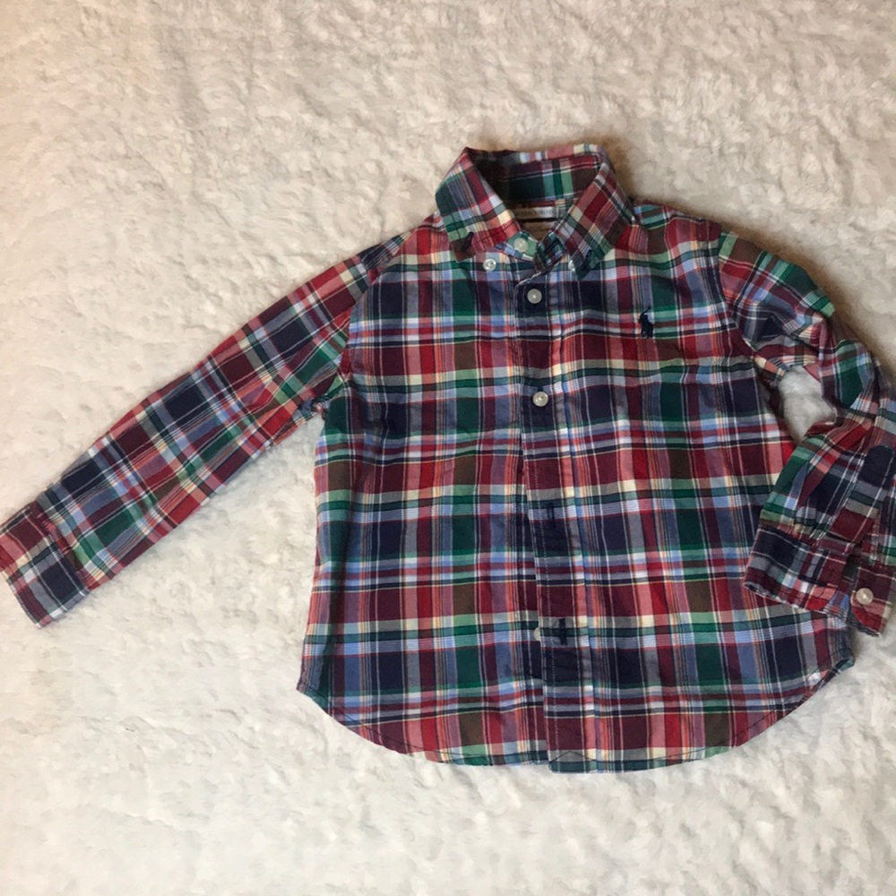 Ralph Lauren Plaid button up (Toddler)